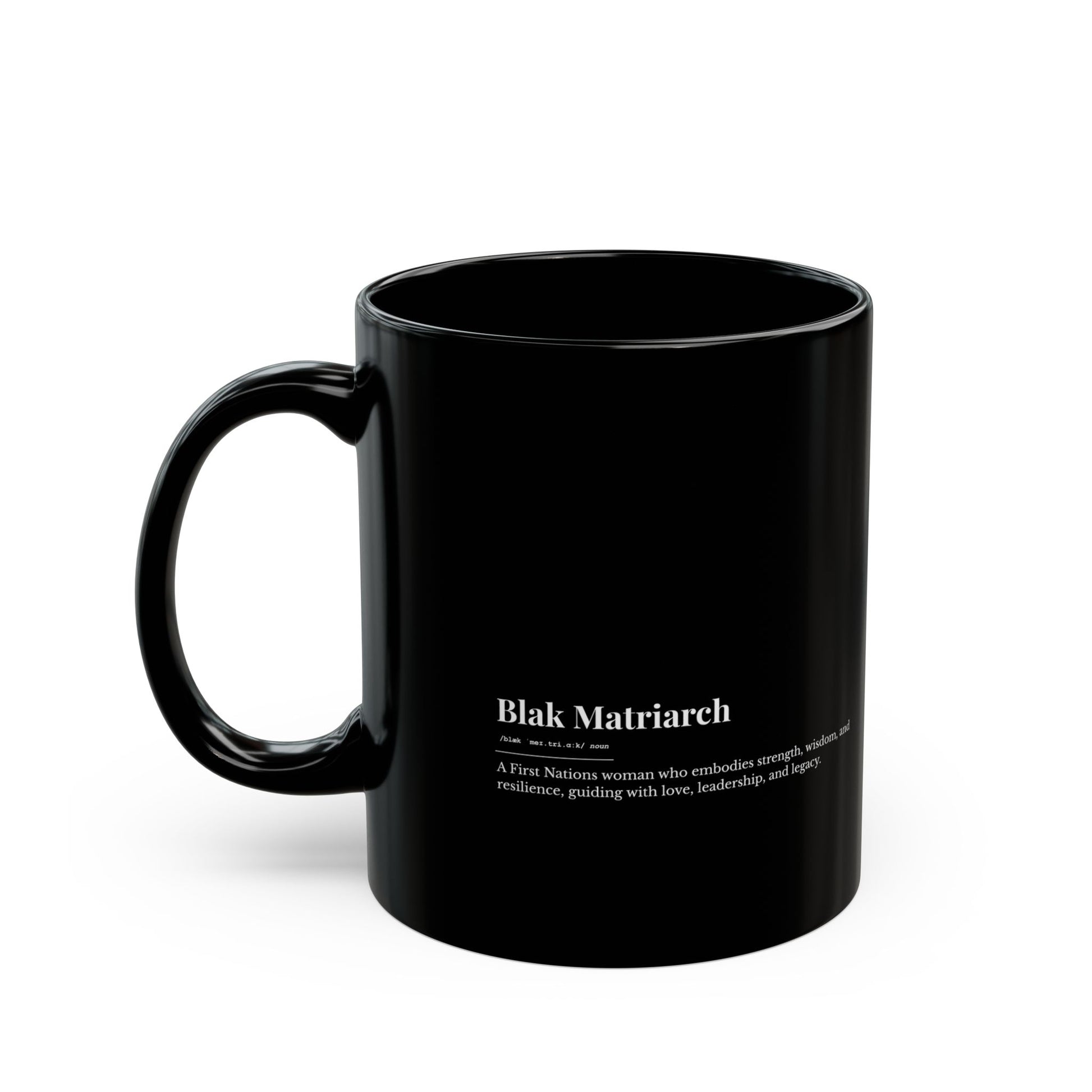 Blak Matriarch Mug in Black