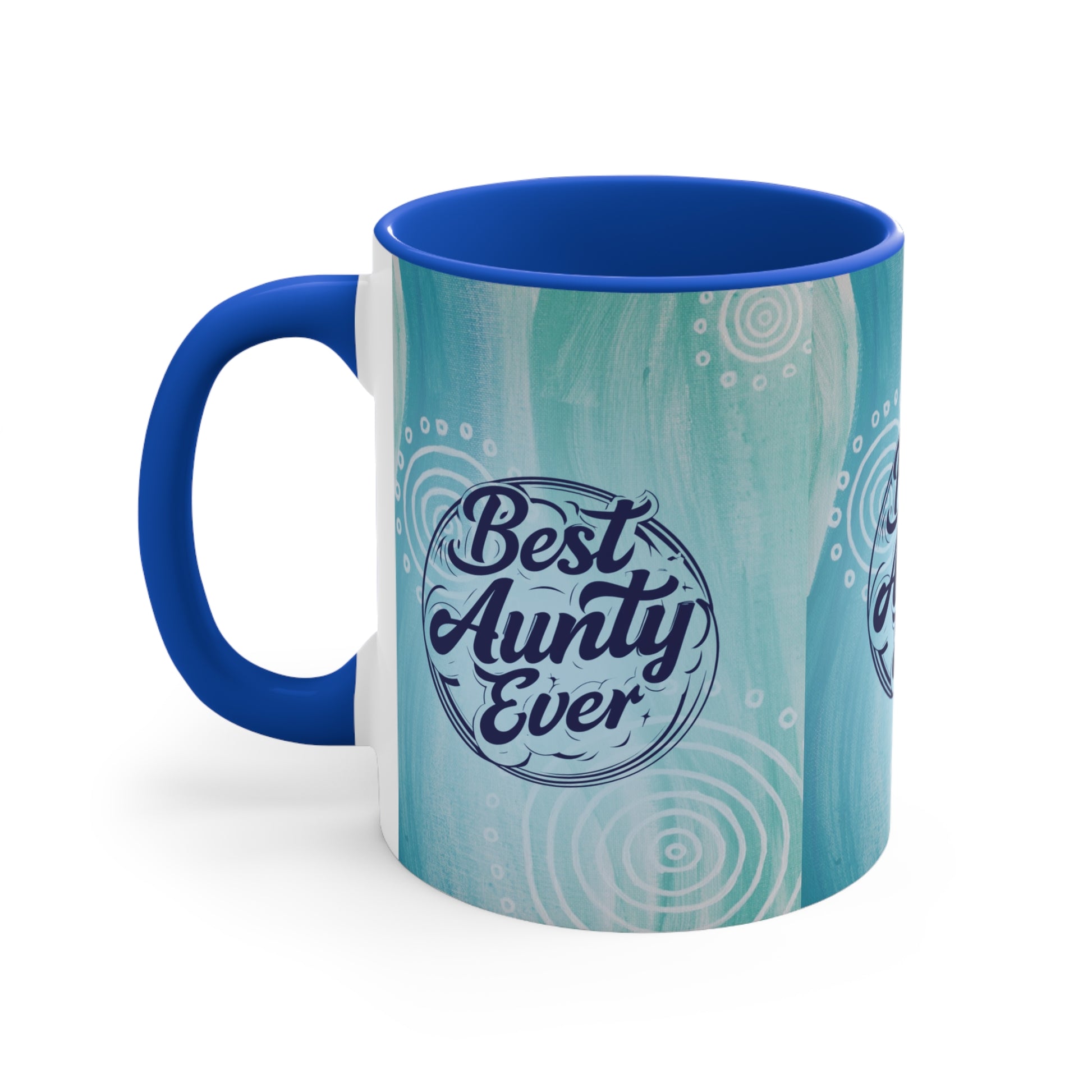 Best Aunty Ever Mug in Blue