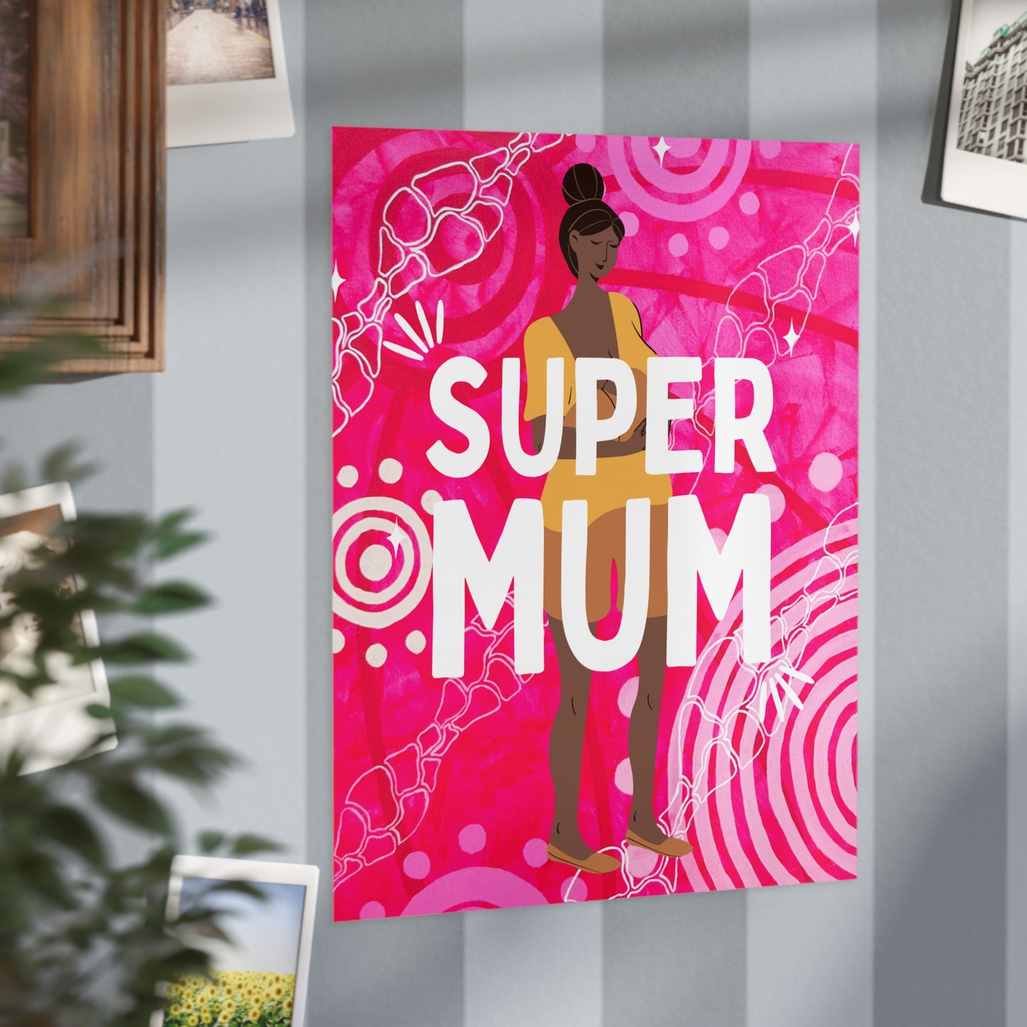 Small Unframed Prints - Super Mum