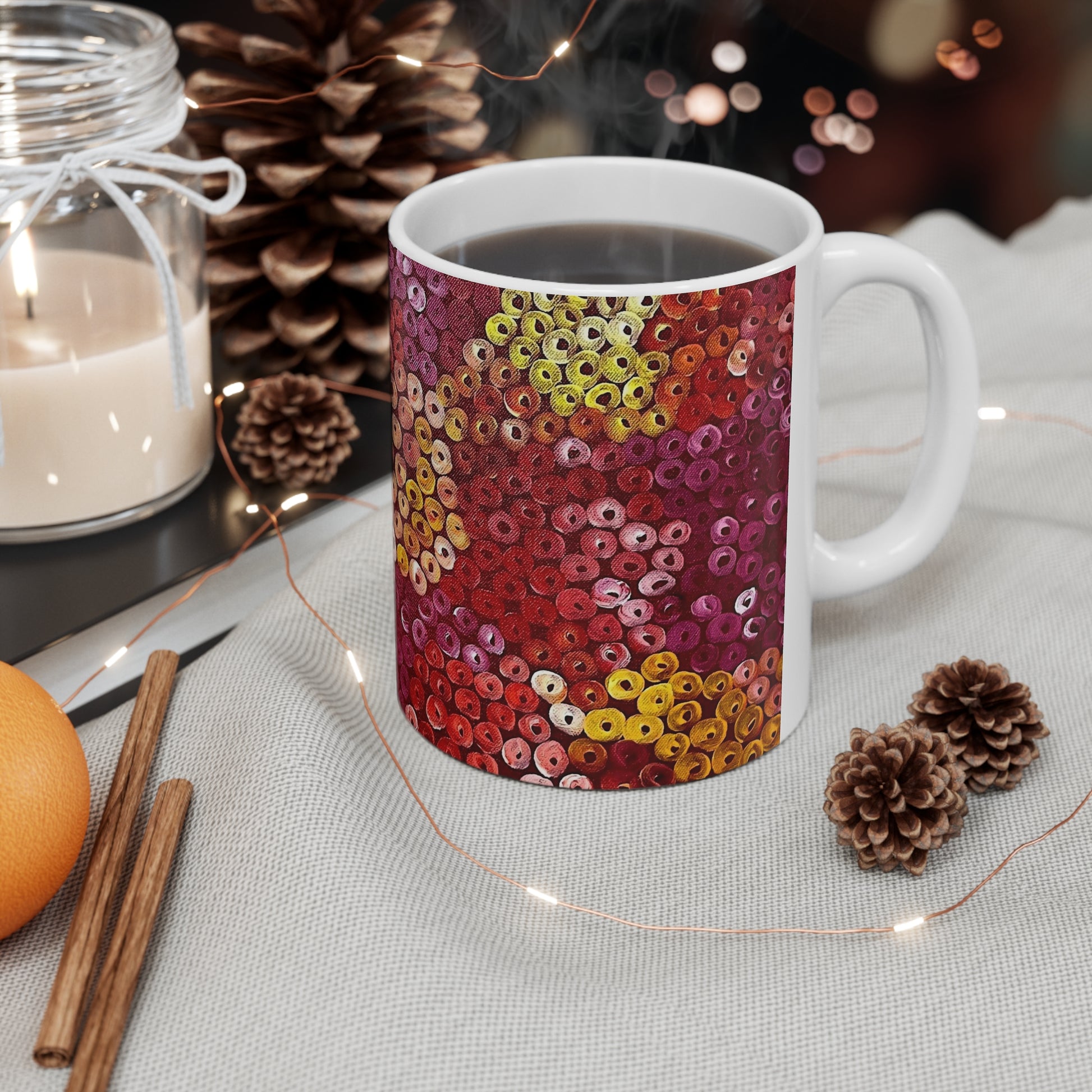 Ceramic Coffee Cup - Artwork by Linda Davidson