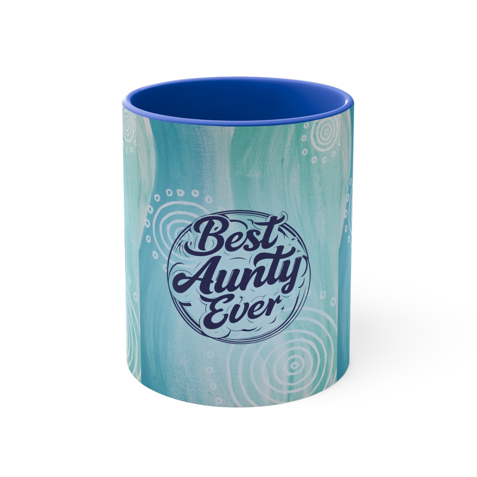Best Aunty Ever Mug in Blue
