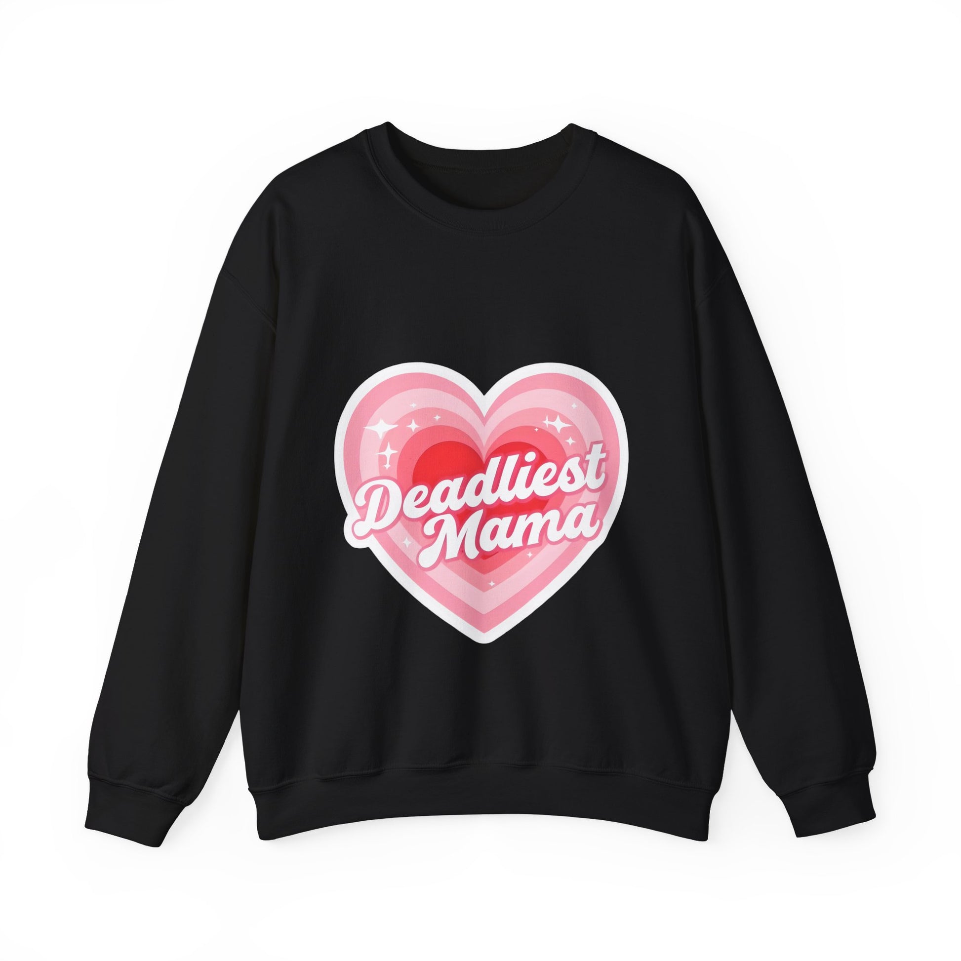 Deadliest Mama (Pink Heart) Crewneck Sweatshirt - Various Colours