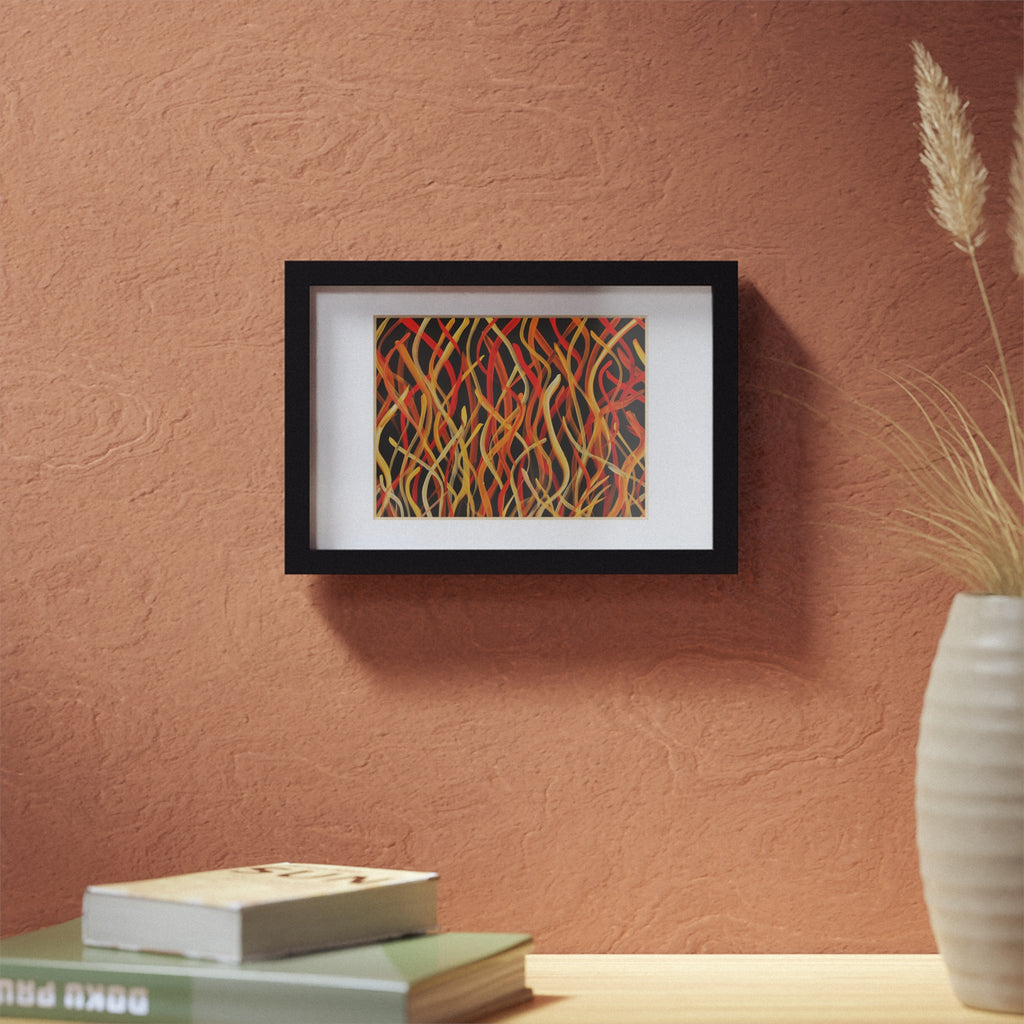Framed Print - The Burn Off