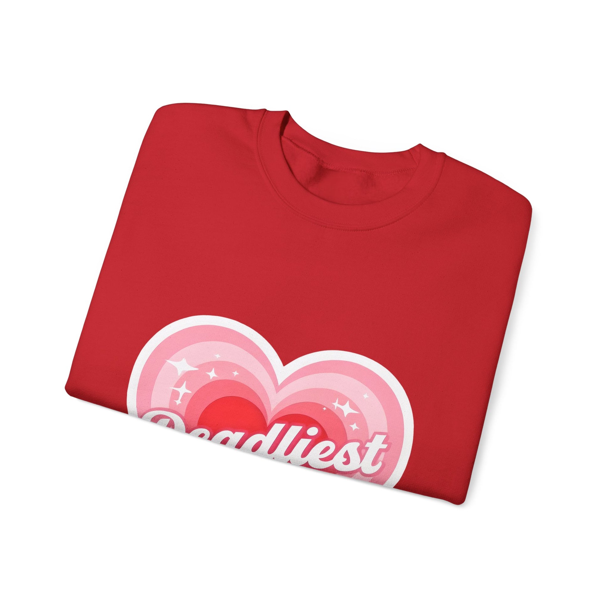 Deadliest Mama (Pink Heart) Crewneck Sweatshirt - Various Colours