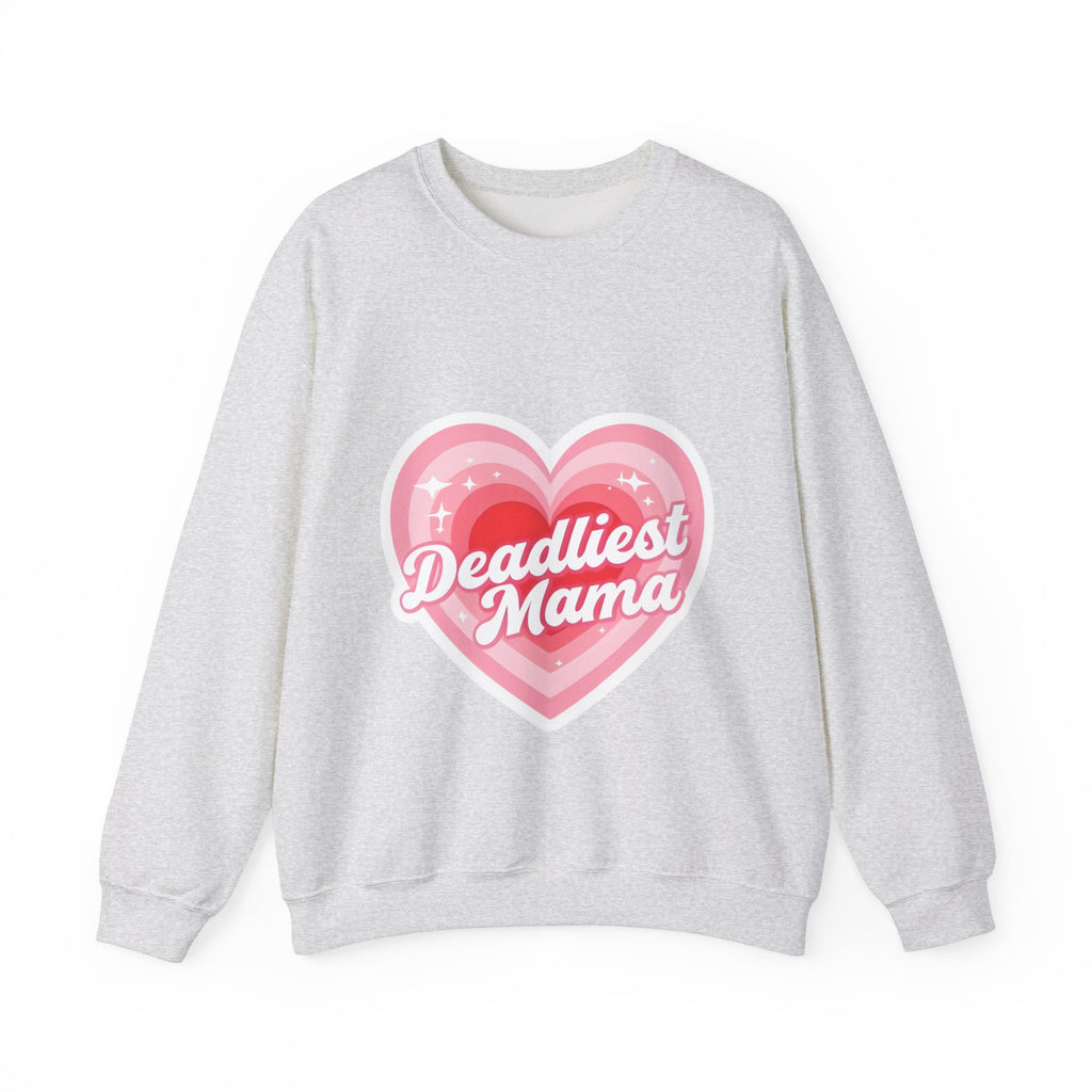 Deadliest Mama (Pink Heart) Crewneck Sweatshirt - Various Colours