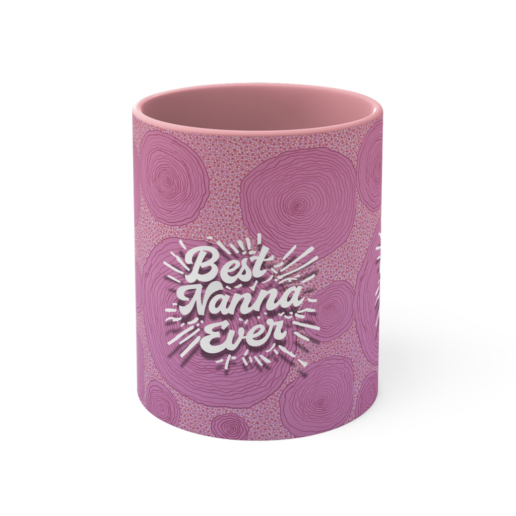 Best Nanna Ever Mug in Pink