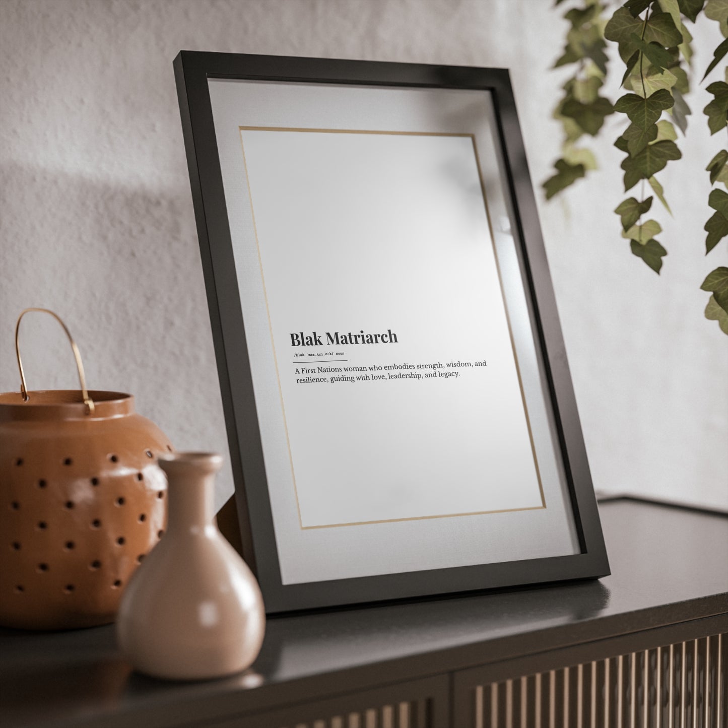 Framed Print - Blak Matriarch