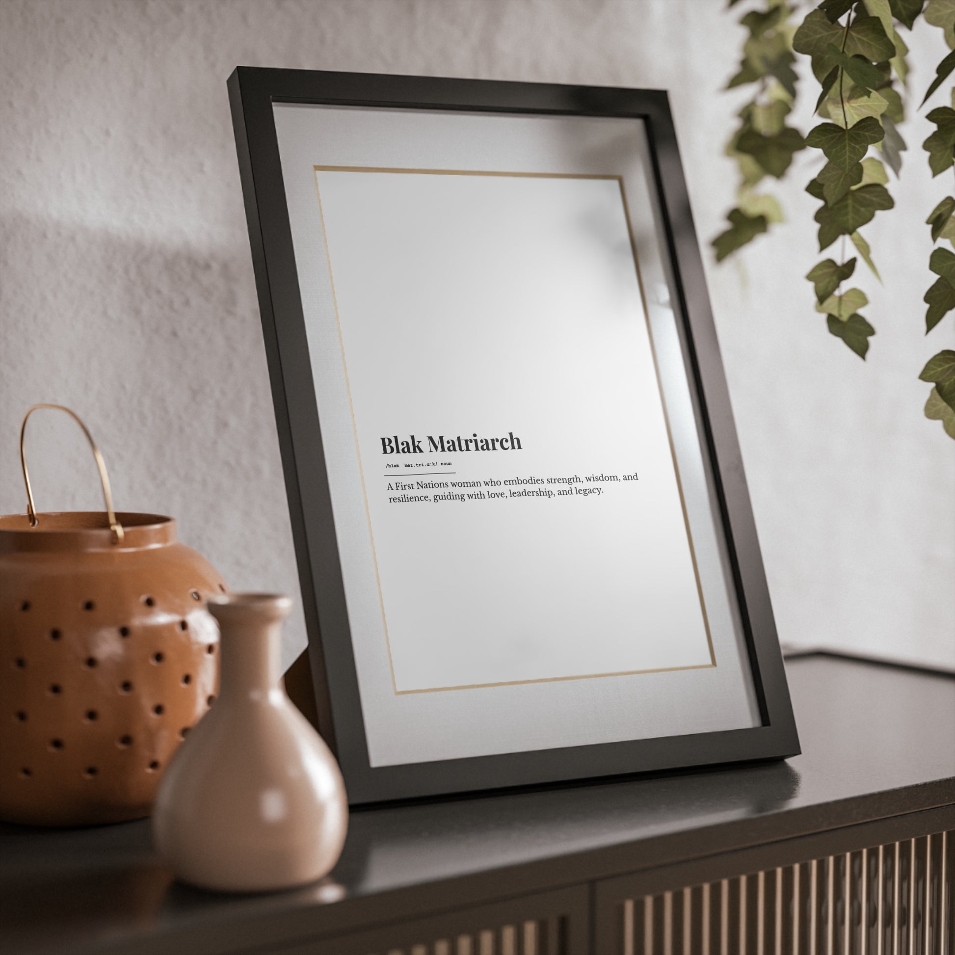 Framed Print - Blak Matriarch