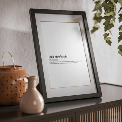 Framed Print - Blak Matriarch