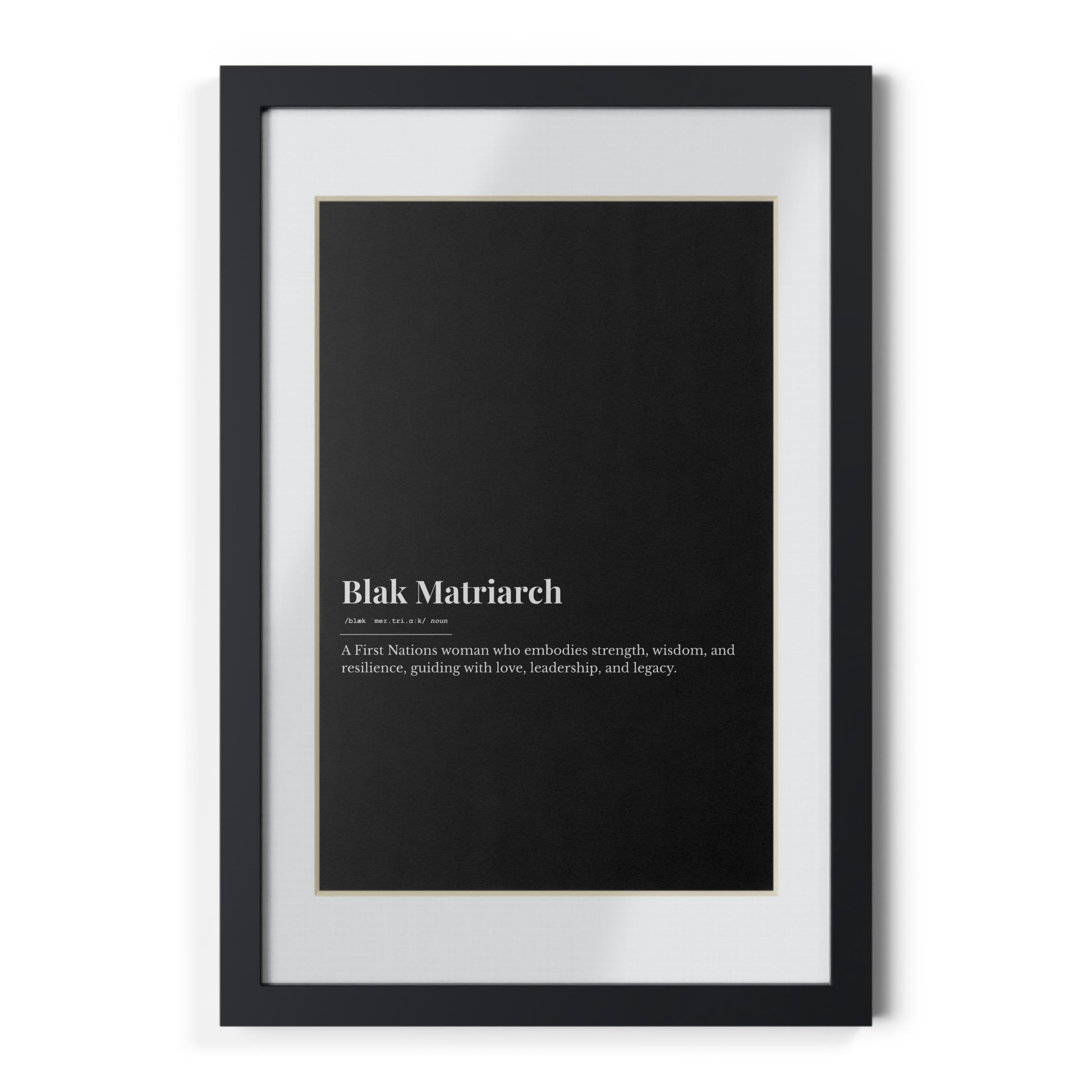 Framed Print - Blak Matriarch