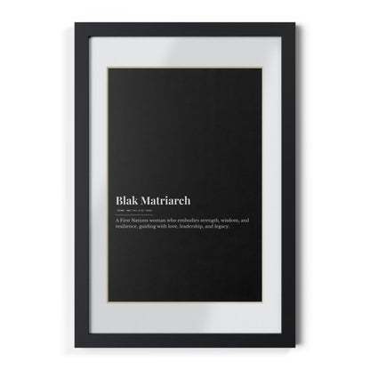 Framed Print - Blak Matriarch