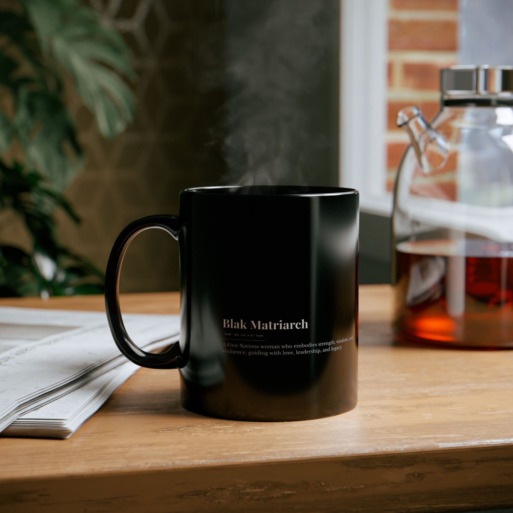 Blak Matriarch Mug in Black