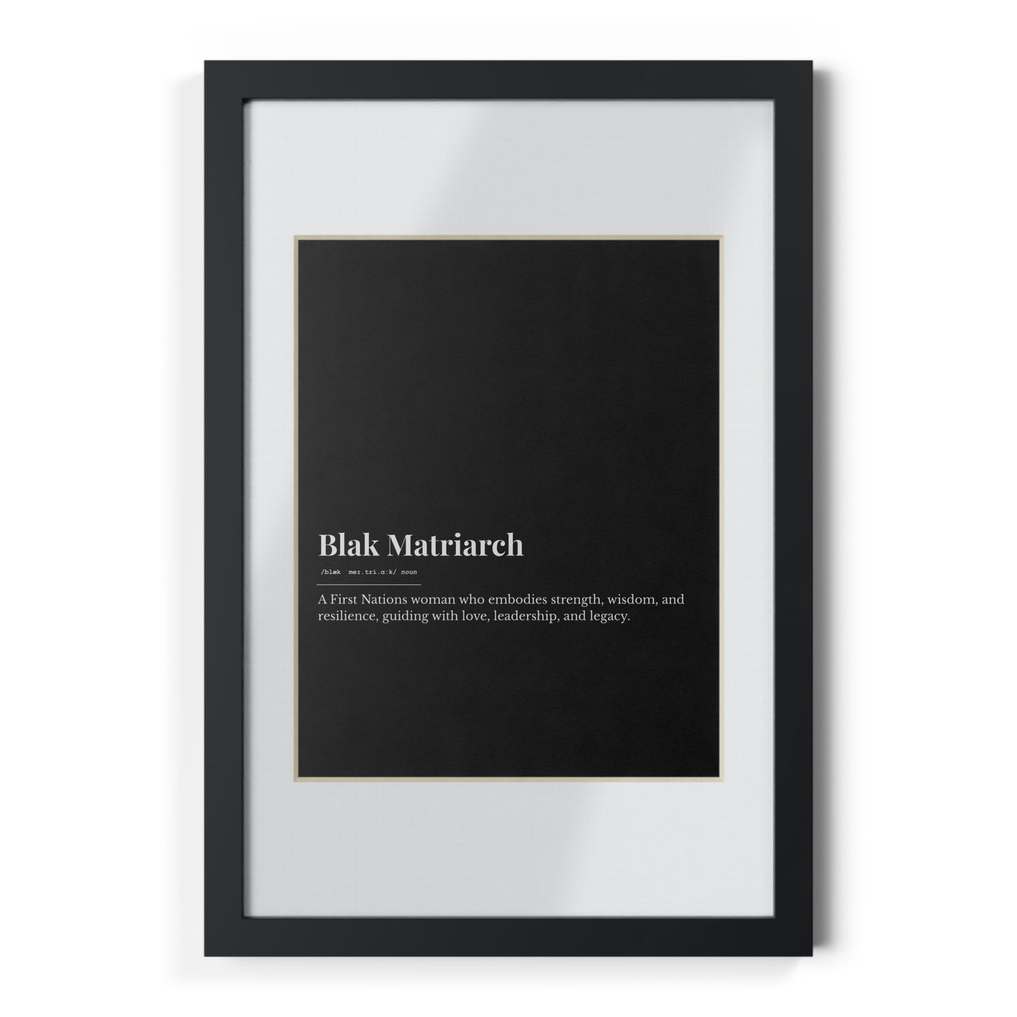 Framed Print - Blak Matriarch