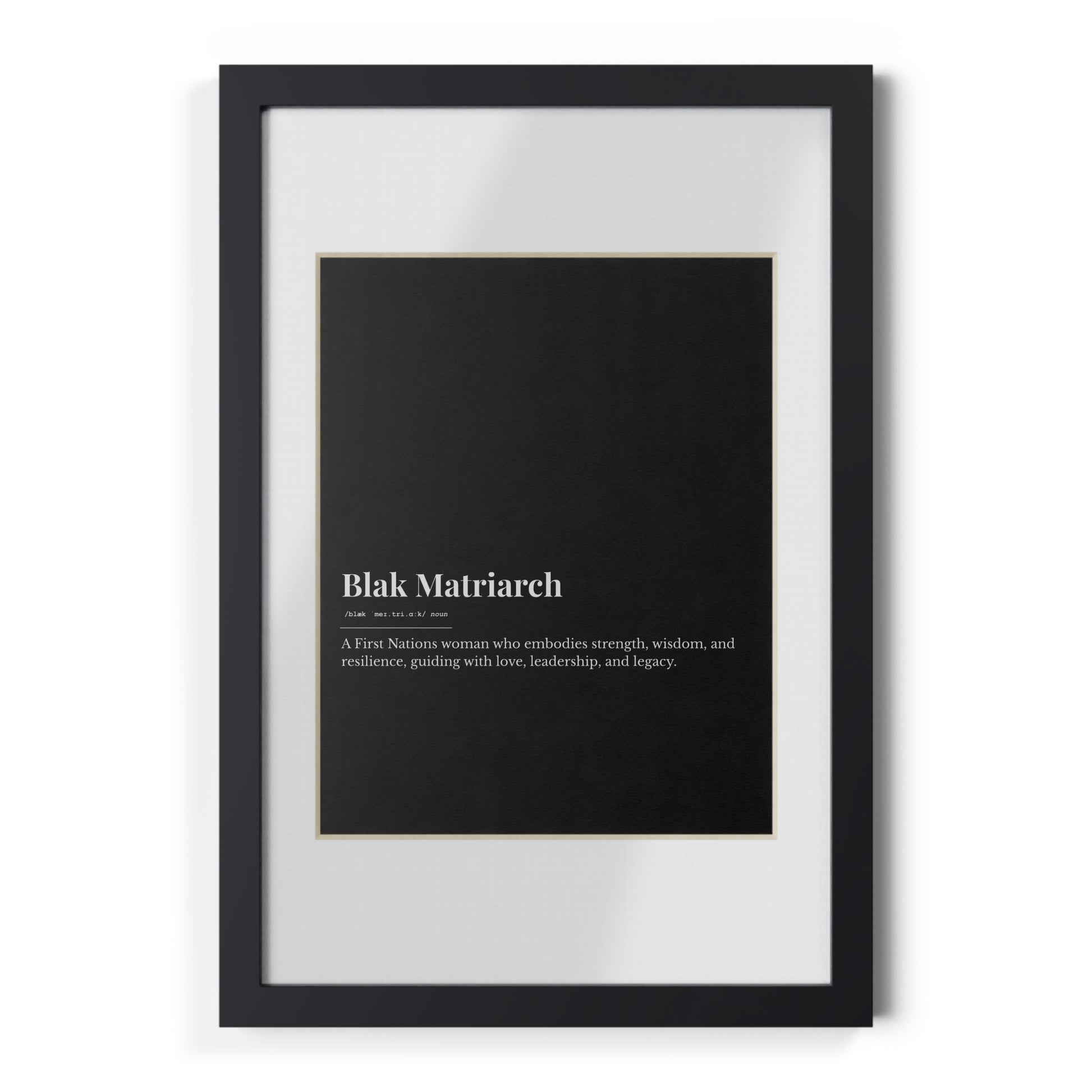 Framed Print - Blak Matriarch