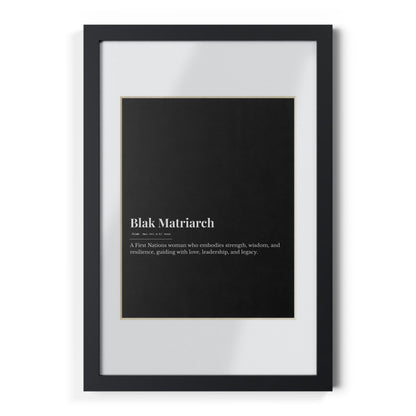 Framed Print - Blak Matriarch
