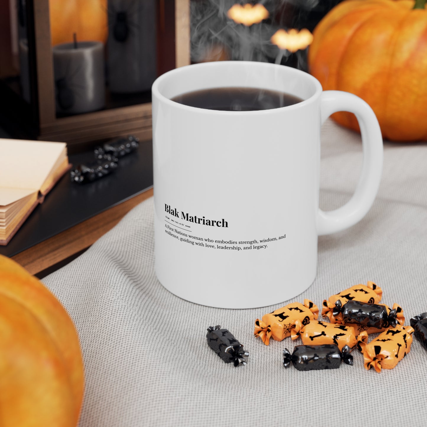 Inspirational Ceramic Coffee Cup - 11oz & 15oz - 'Blak Matriarch'
