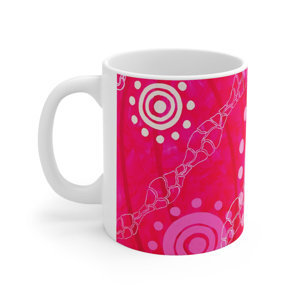 Ceramic Coffee Mug - Seven Sisters by Linda