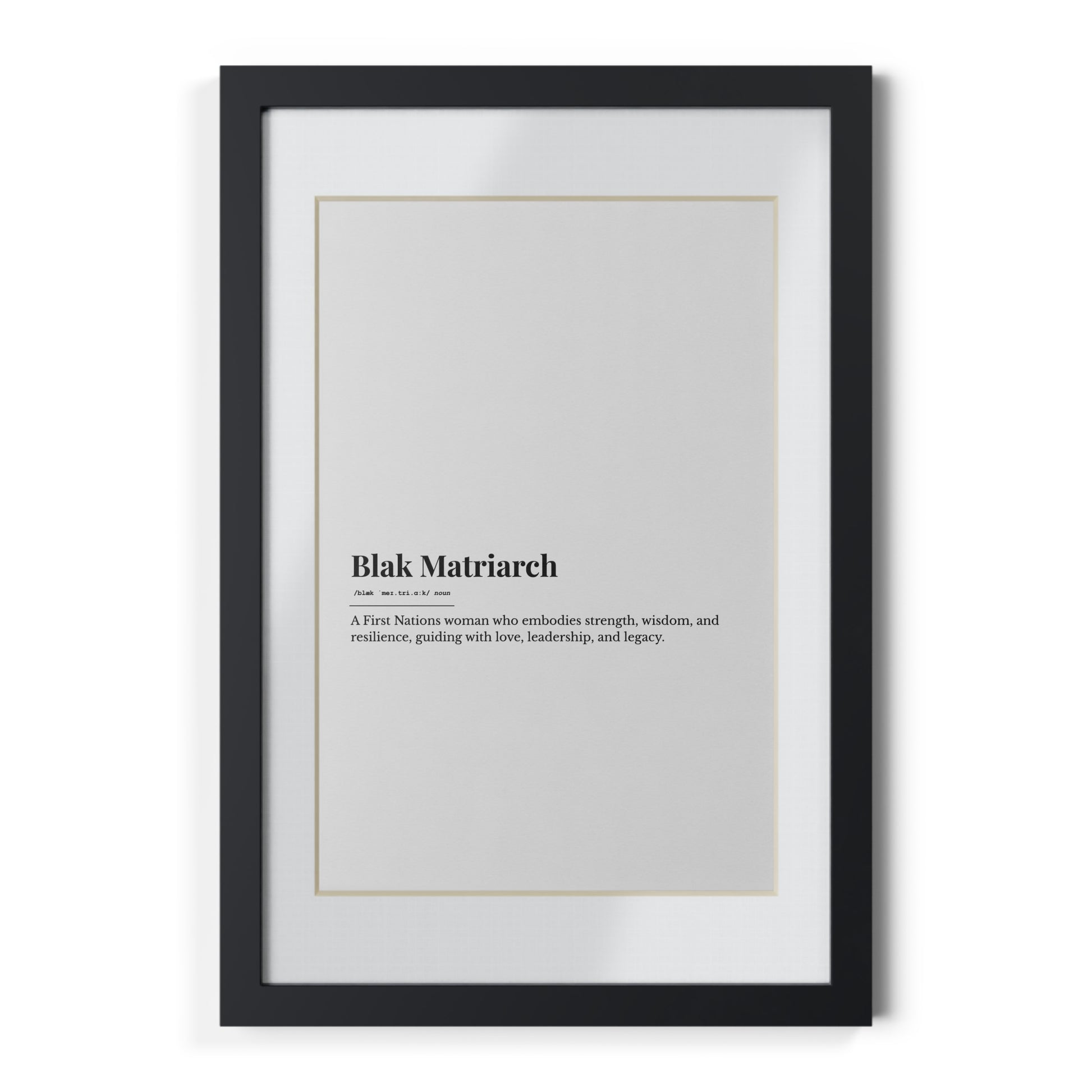 Framed Print - Blak Matriarch