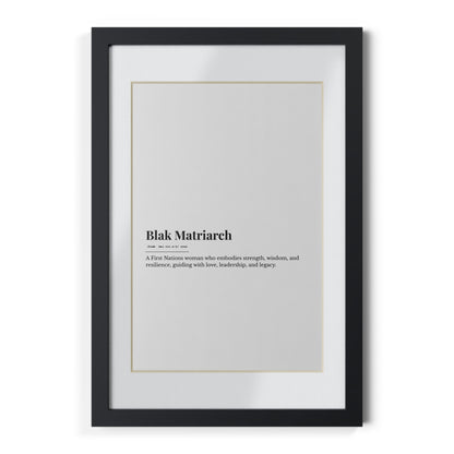 Framed Print - Blak Matriarch