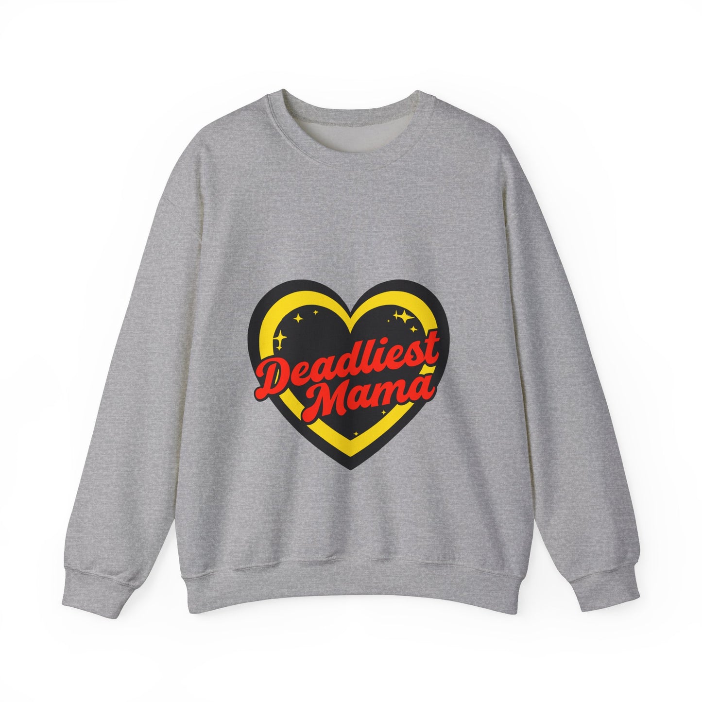 Deadliest Mama Unisex Heavy Blend Crewneck Sweatshirt