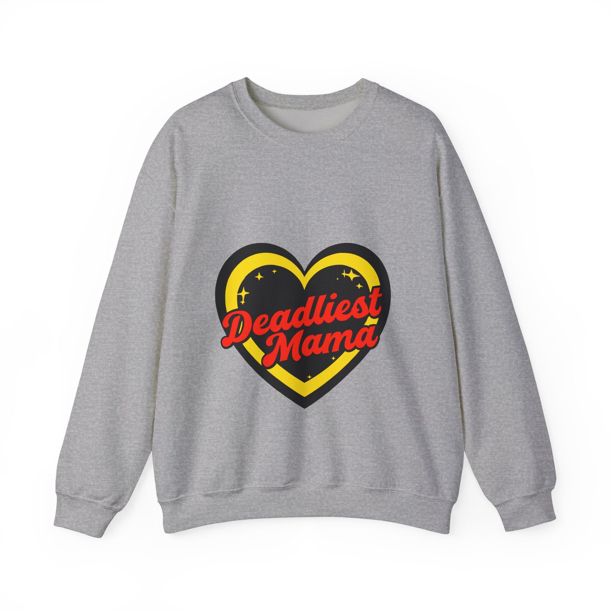 Deadliest Mama Unisex Heavy Blend Crewneck Sweatshirt