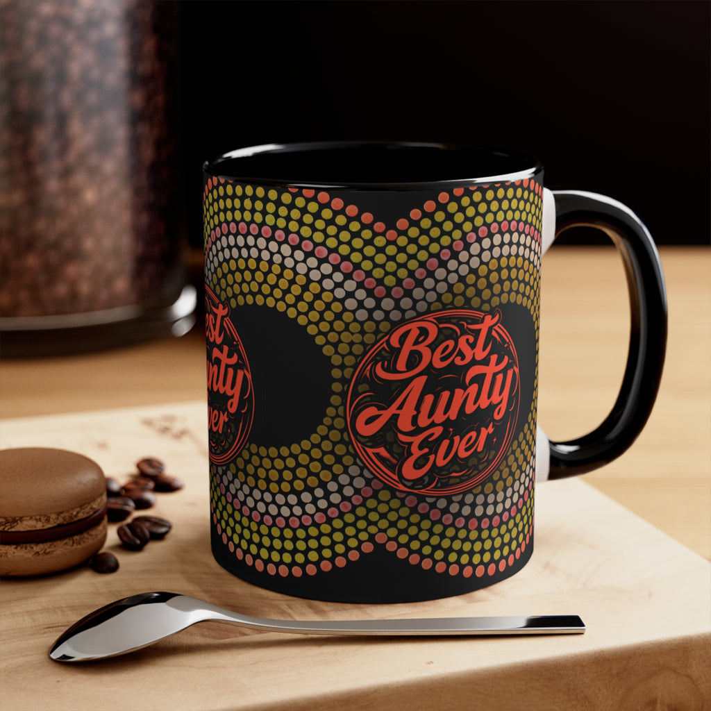 Best Aunty Ever Mug in Black