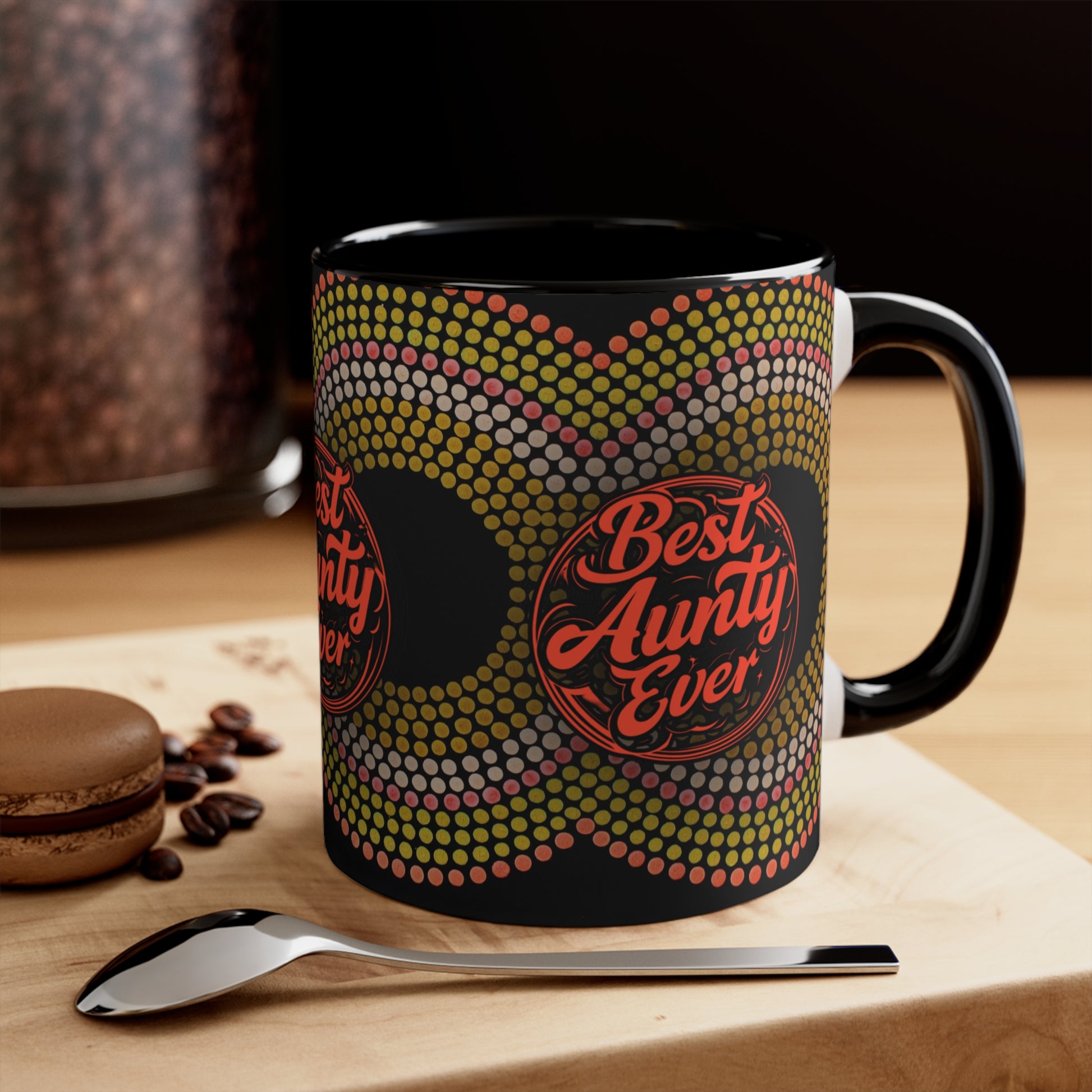 Best Aunty Ever Mug in Black