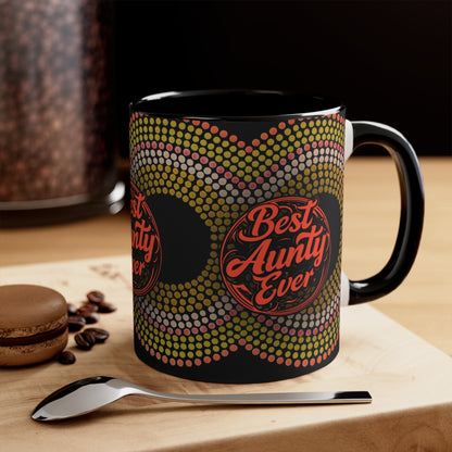 Best Aunty Ever Mug in Black
