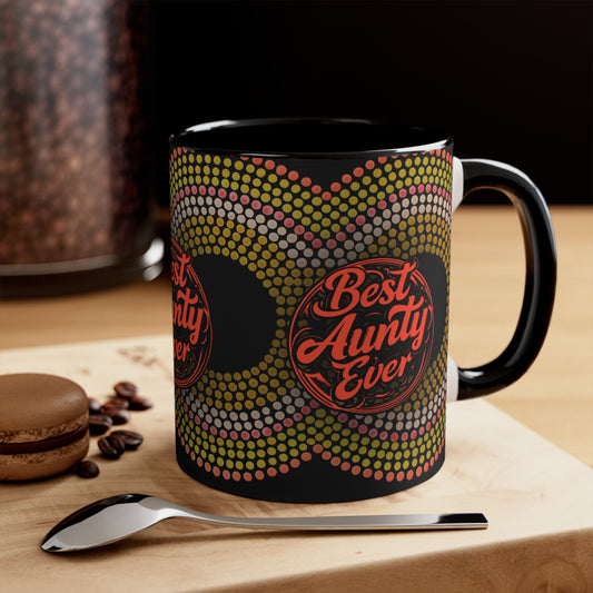 Best Aunty Ever Mug in Black