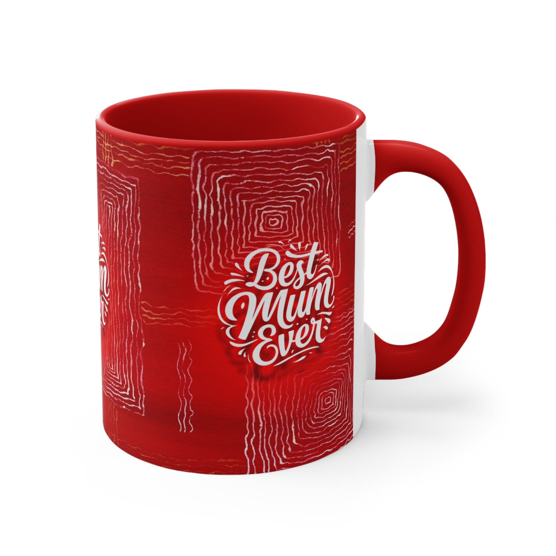 Best Mum Ever Mug in Red