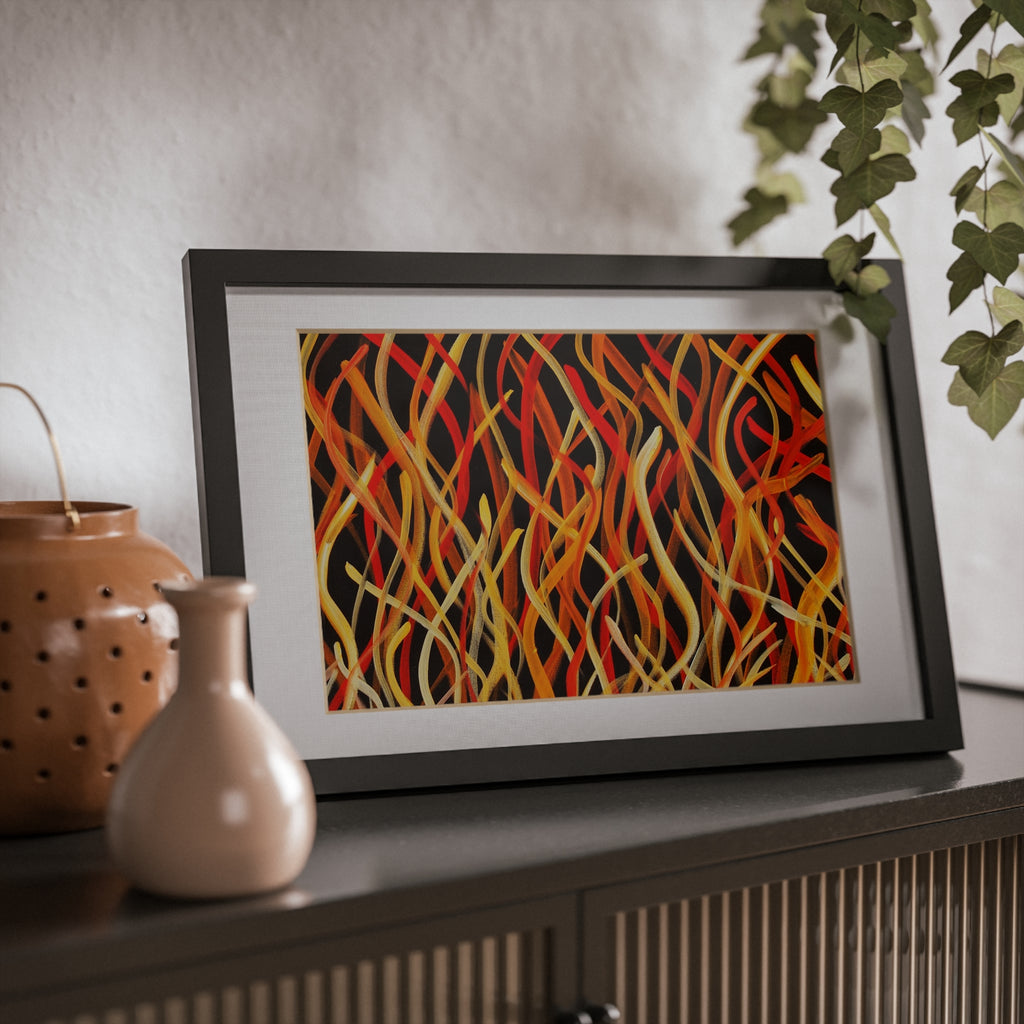 Framed Print - The Burn Off