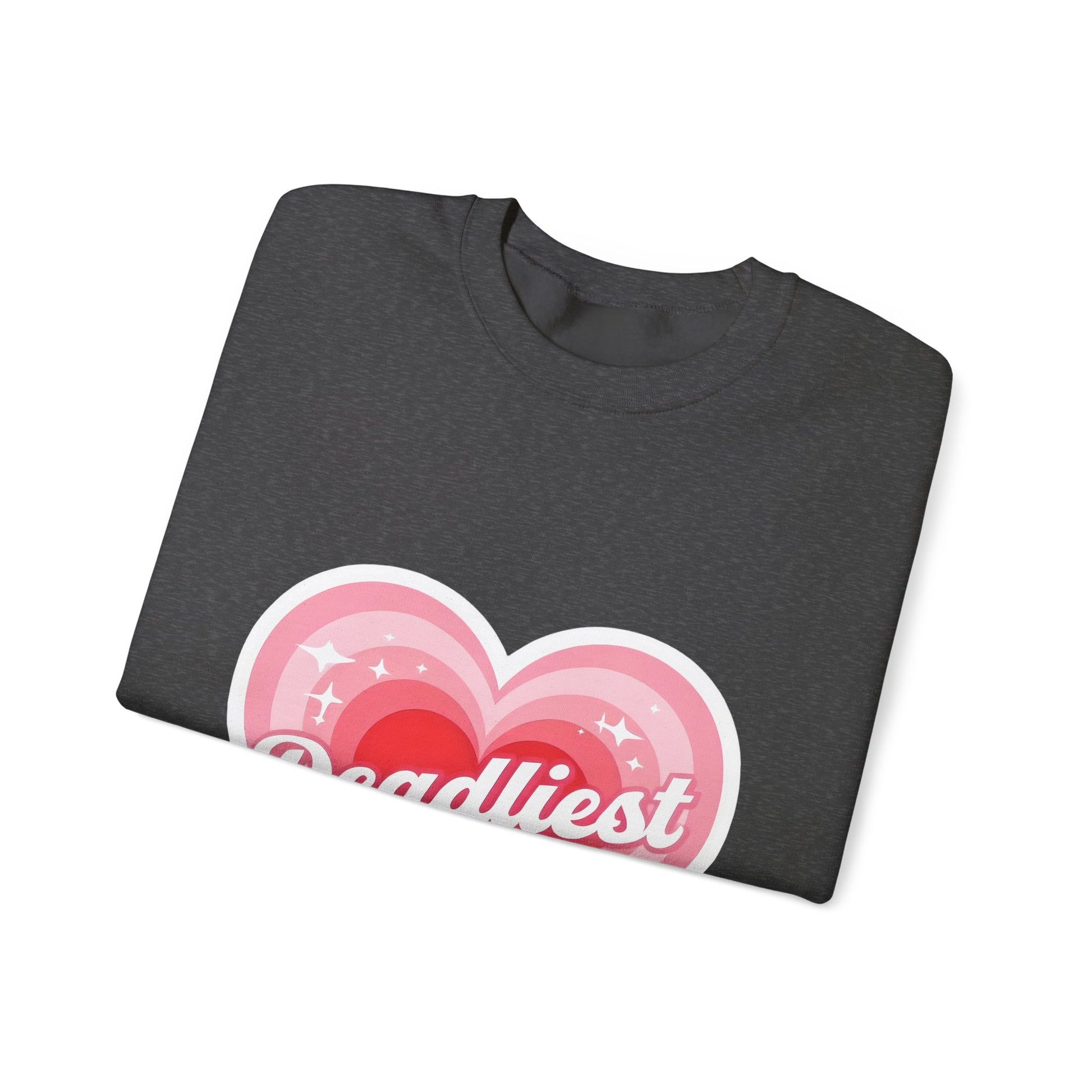 Deadliest Mama (Pink Heart) Crewneck Sweatshirt - Various Colours