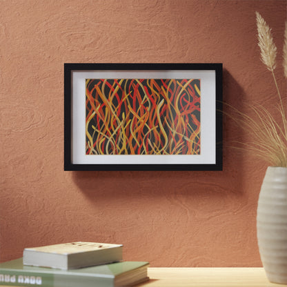Framed Print - The Burn Off