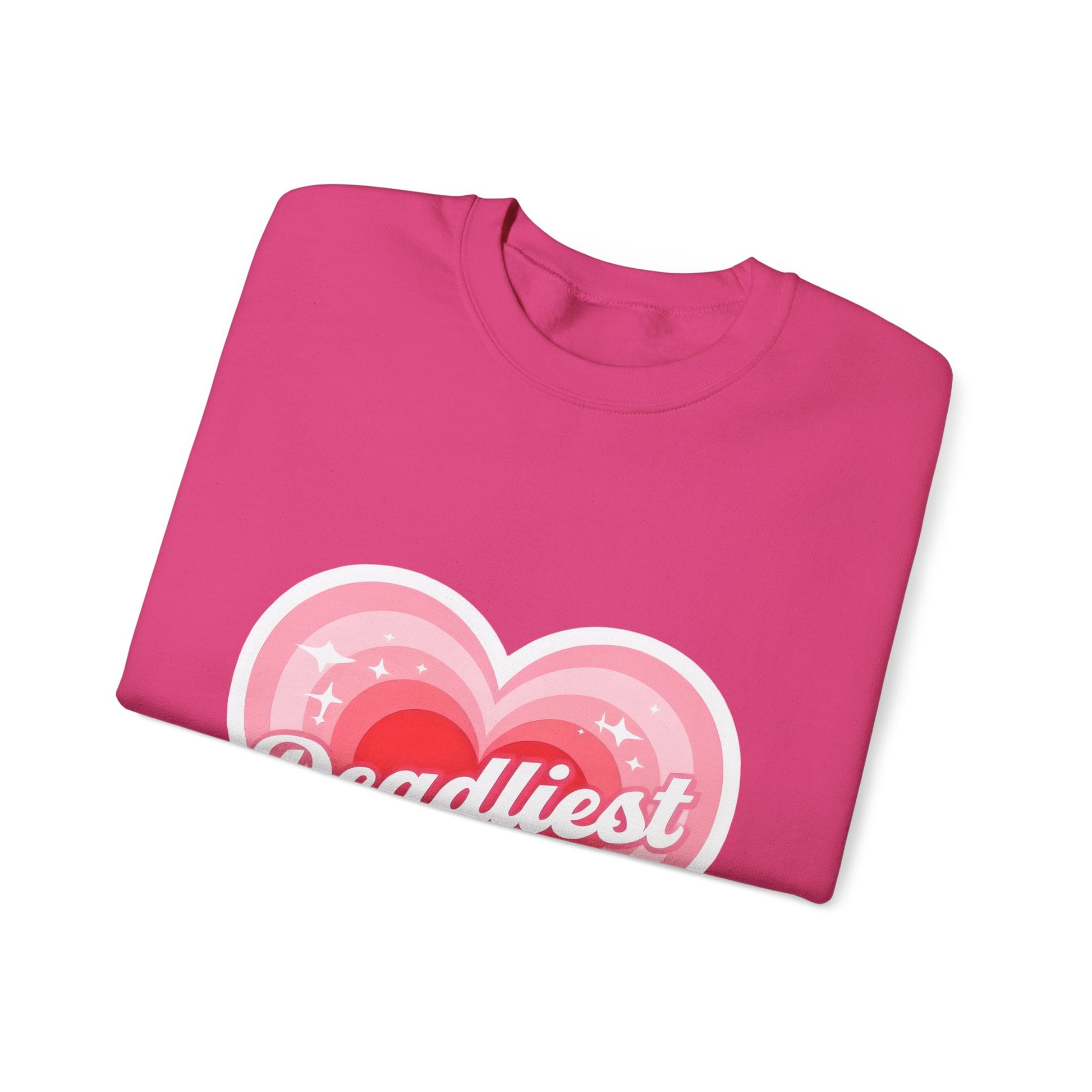 Deadliest Mama (Pink Heart) Crewneck Sweatshirt - Various Colours