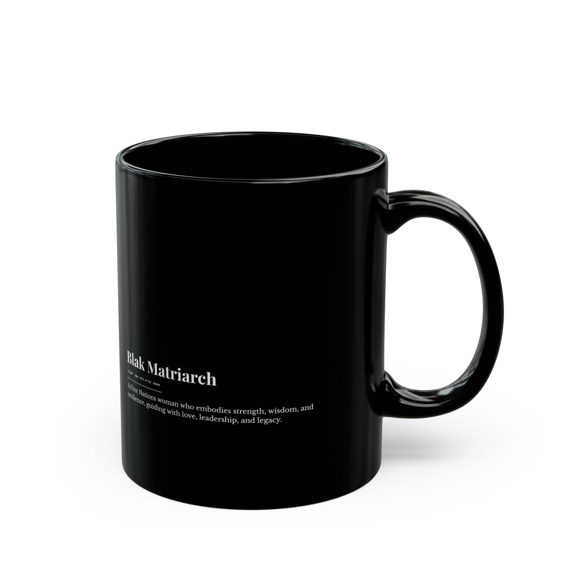 Blak Matriarch Mug in Black