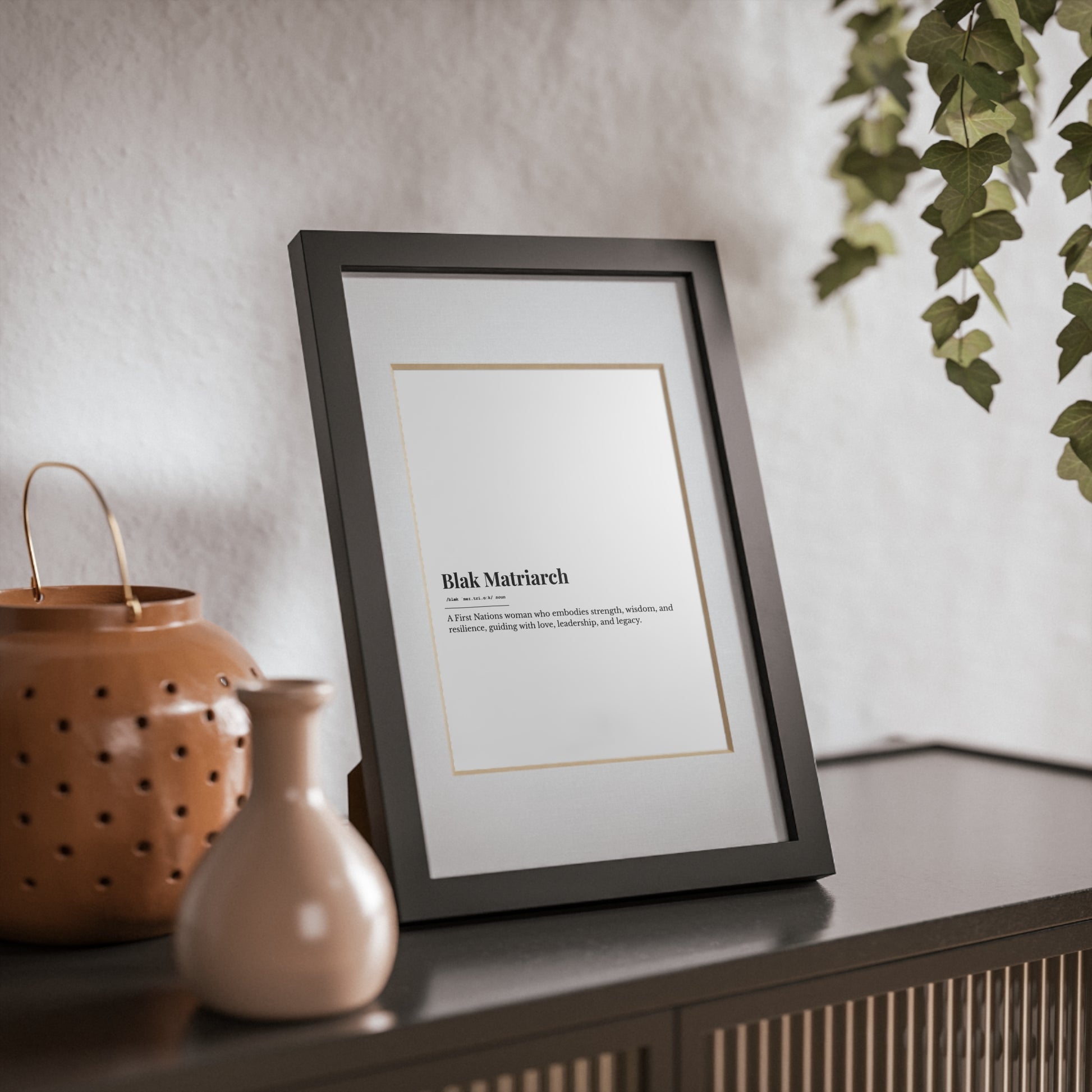 Framed Print - Blak Matriarch