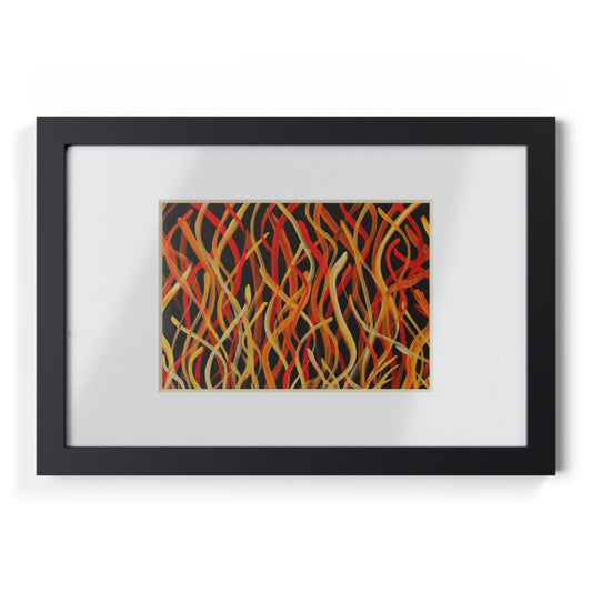 Framed Print - The Burn Off