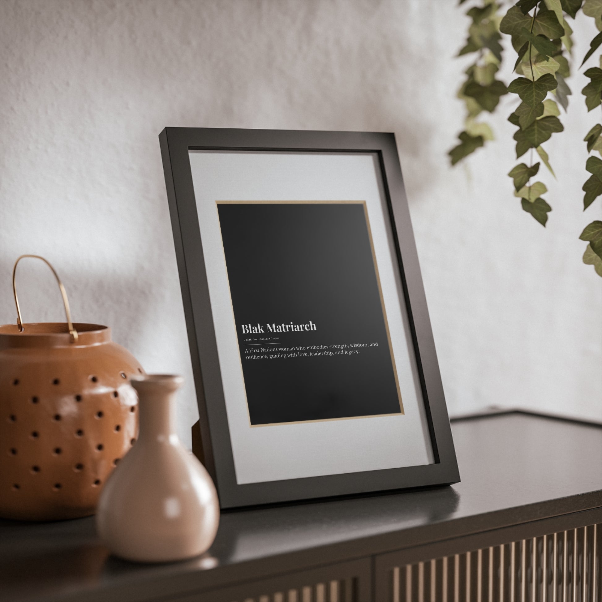 Framed Print - Blak Matriarch