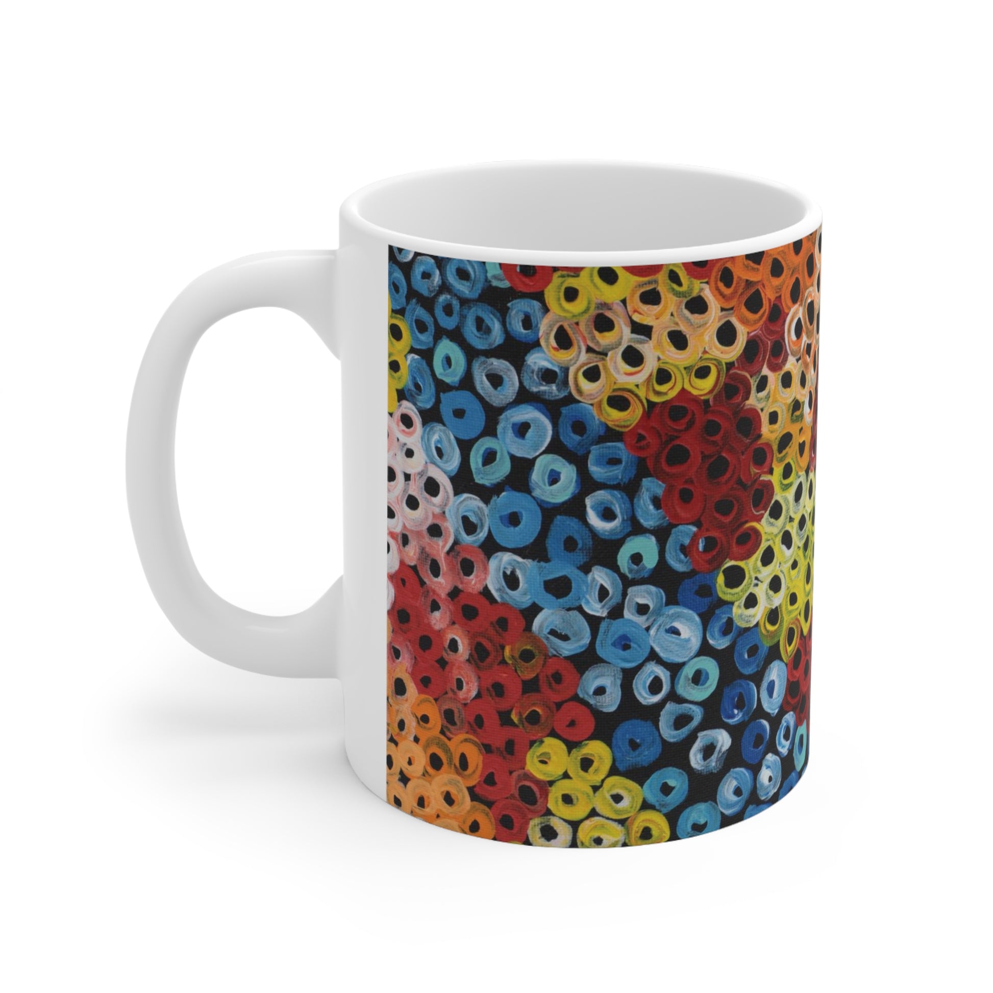 Ceramic Coffee Mug - Untitled by Linda Davidson