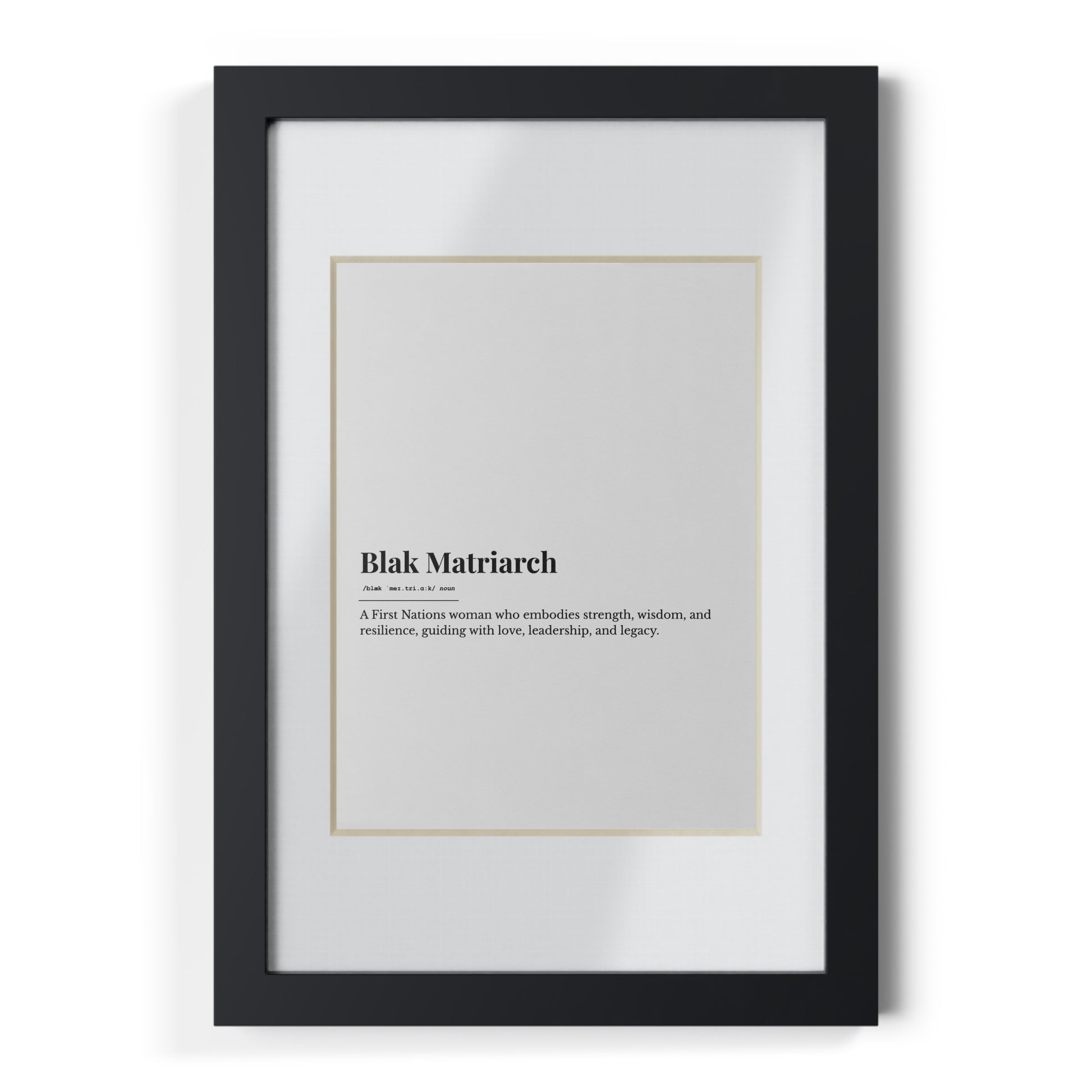 Framed Print - Blak Matriarch