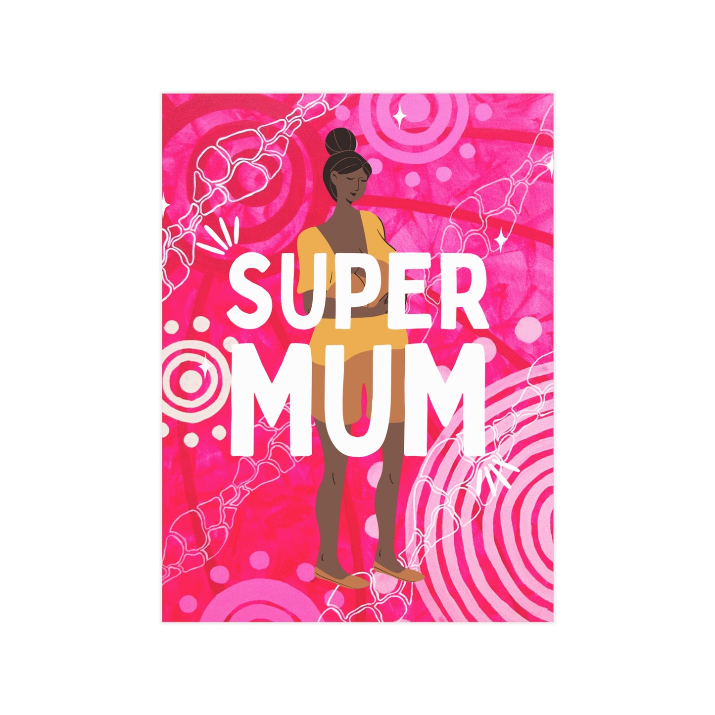 Small Unframed Prints - Super Mum
