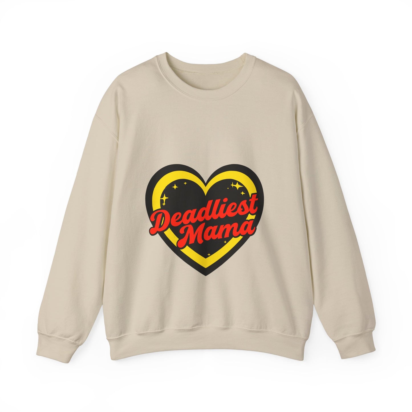 Deadliest Mama Unisex Heavy Blend Crewneck Sweatshirt