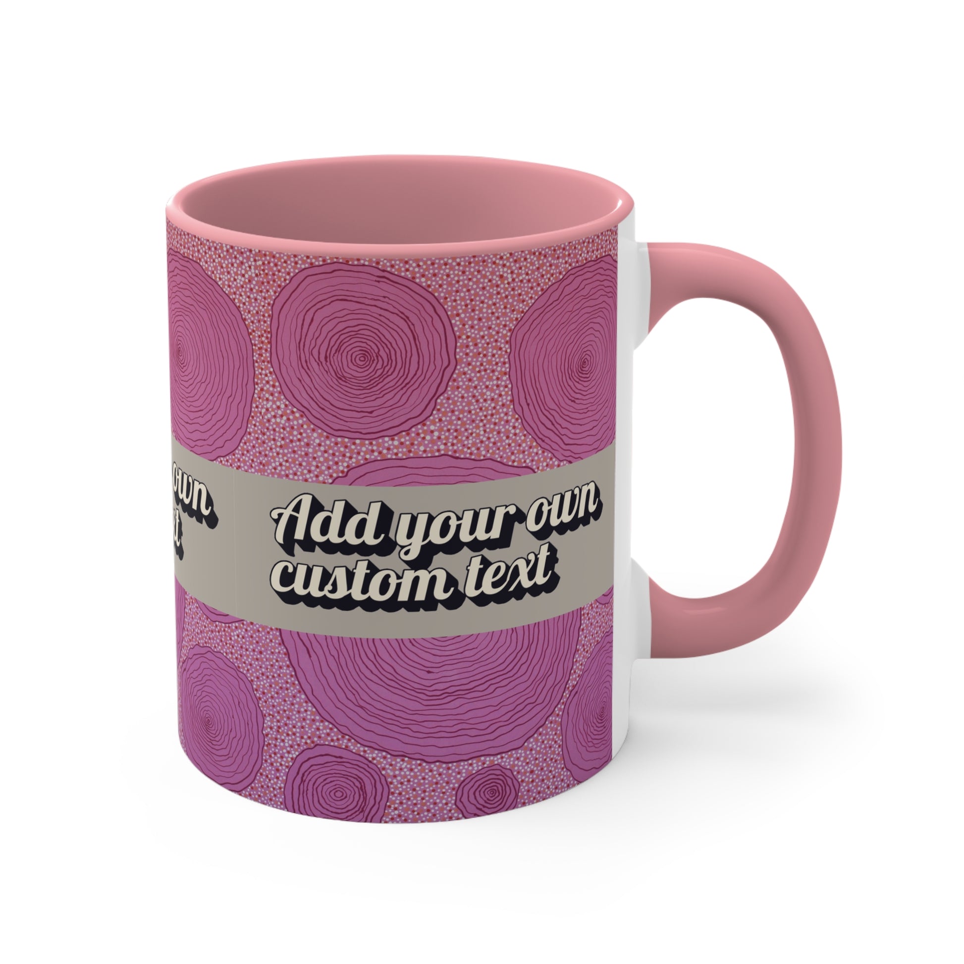 Personalised Pink Mug (Add Your Own Text!)