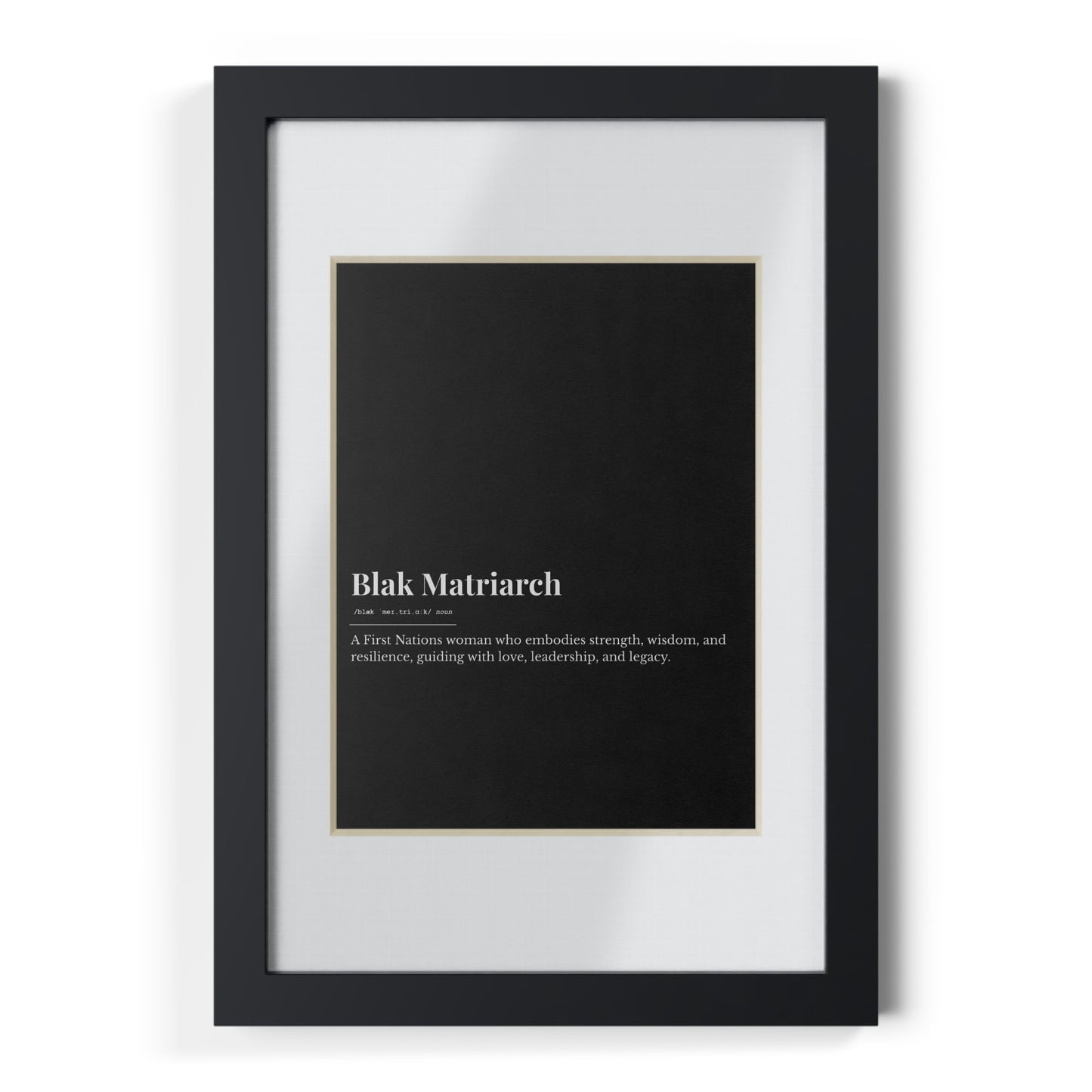 Framed Print - Blak Matriarch