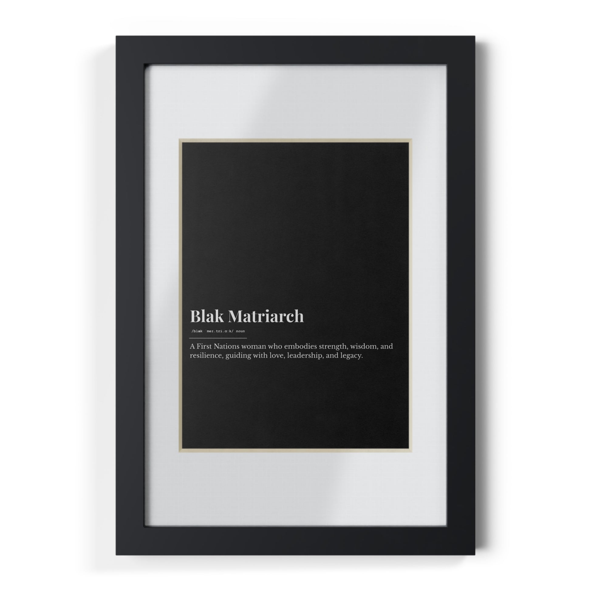 Framed Print - Blak Matriarch