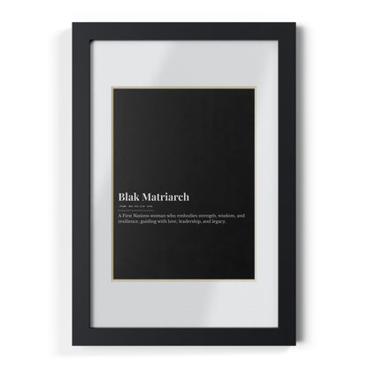 Framed Print - Blak Matriarch