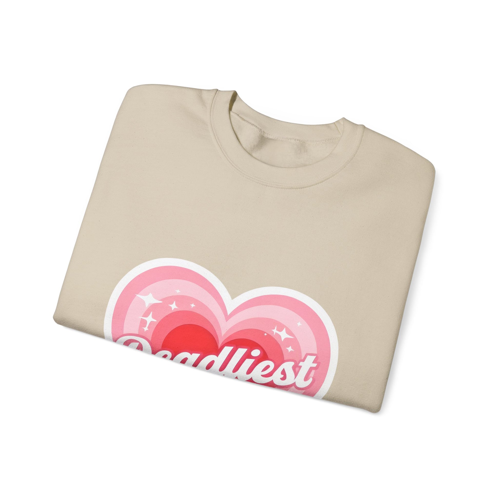 Deadliest Mama (Pink Heart) Crewneck Sweatshirt - Various Colours