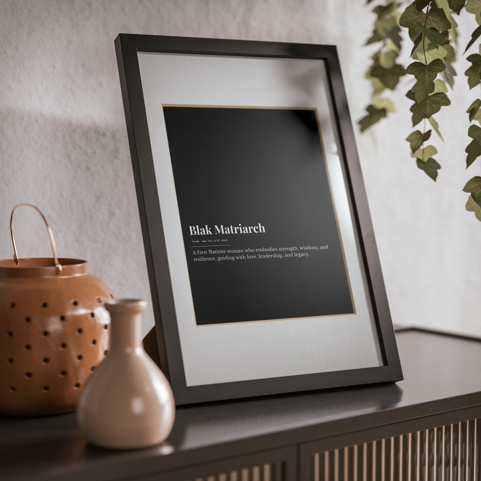 Framed Print - Blak Matriarch
