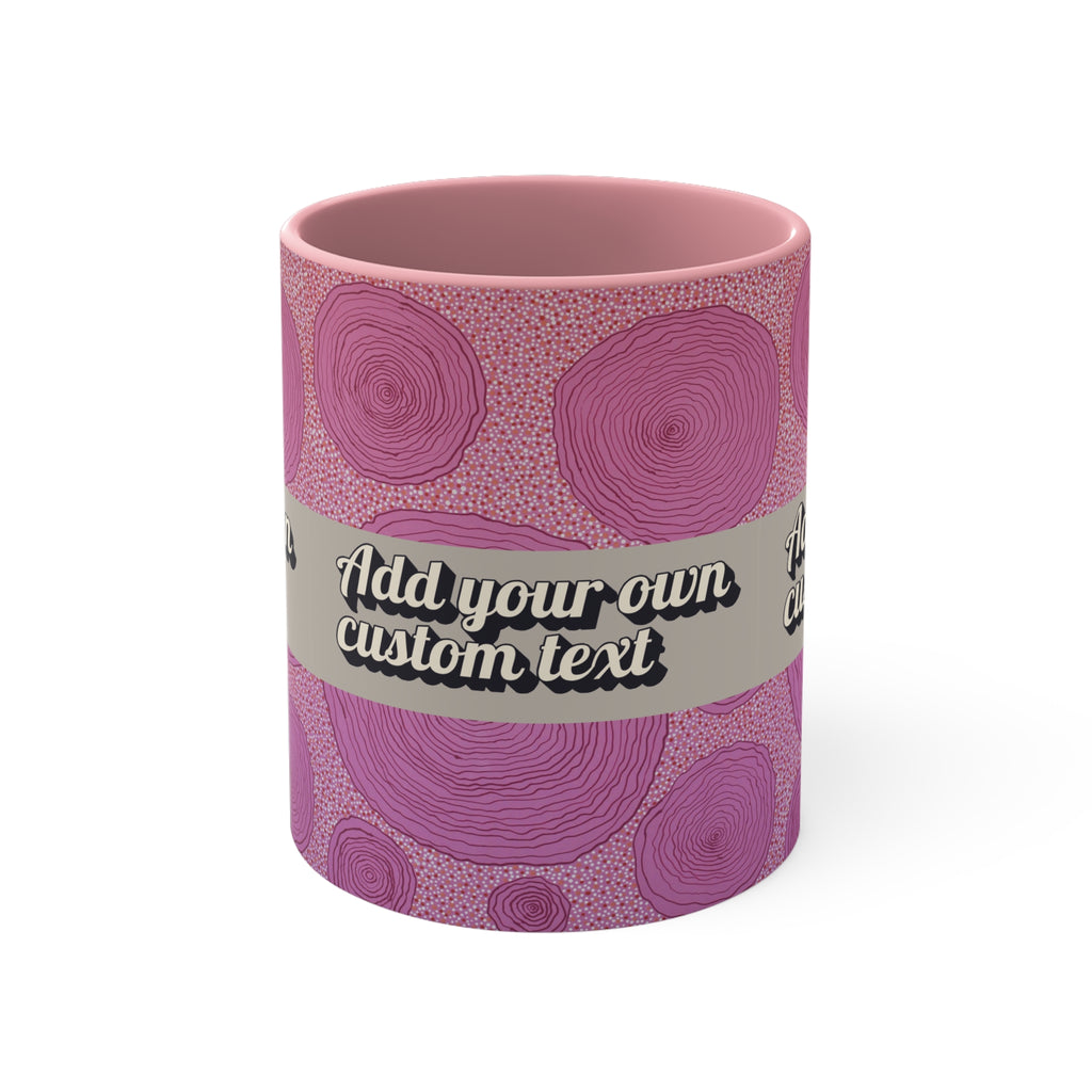 Personalised Pink Mug (Add Your Own Text!)