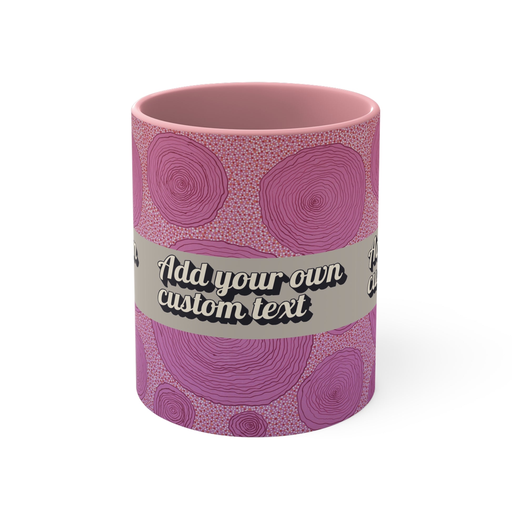 Personalised Pink Mug (Add Your Own Text!)